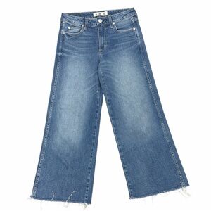 AMO Marjorie Cropped Wide Leg Jeans